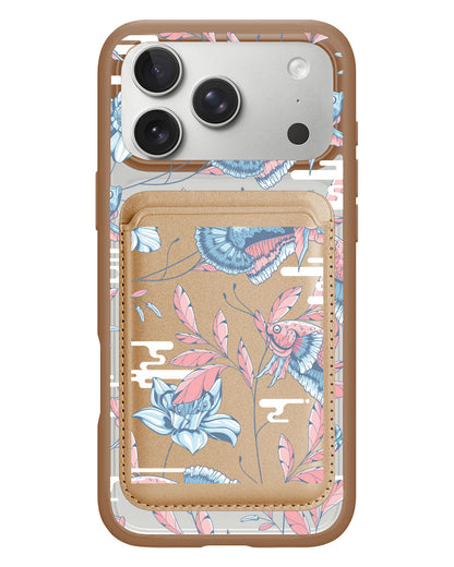iPhone Magnetic Wallet Case - Fish & Floral 3.0