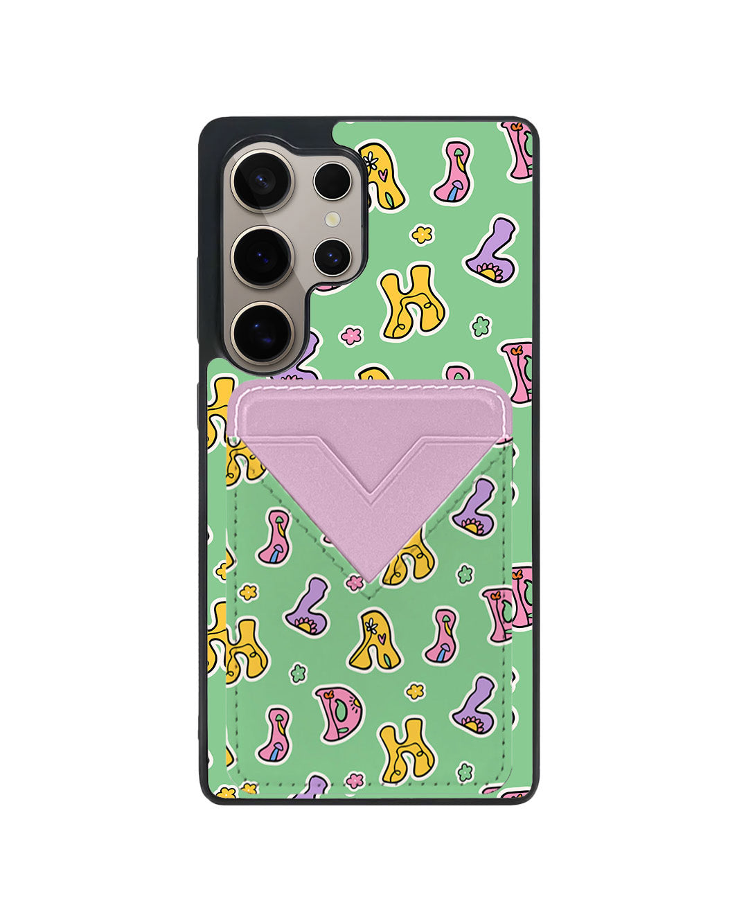 Android Avant Wallet Case - Playful Monogram 7.0