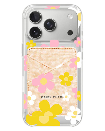 iPhone Phone Wallet Case - Daisy Fresh