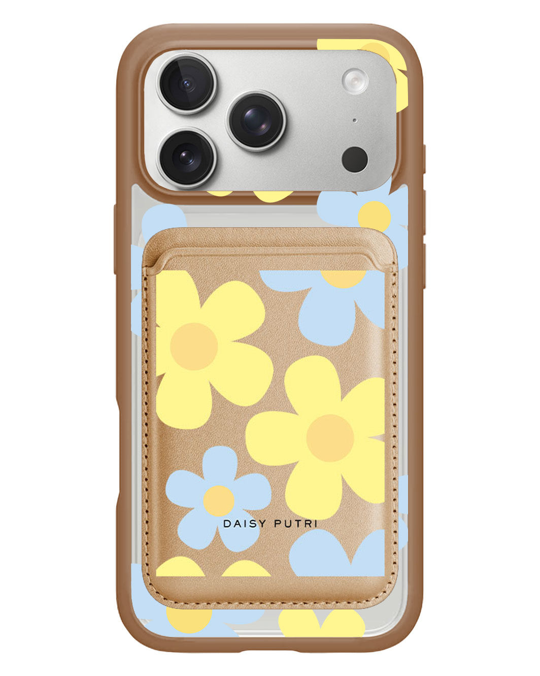 iPhone Magnetic Wallet Case - Daisy Skies