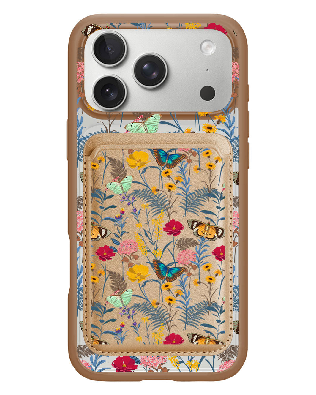 iPhone Magnetic Wallet Case - Flora Magnolia