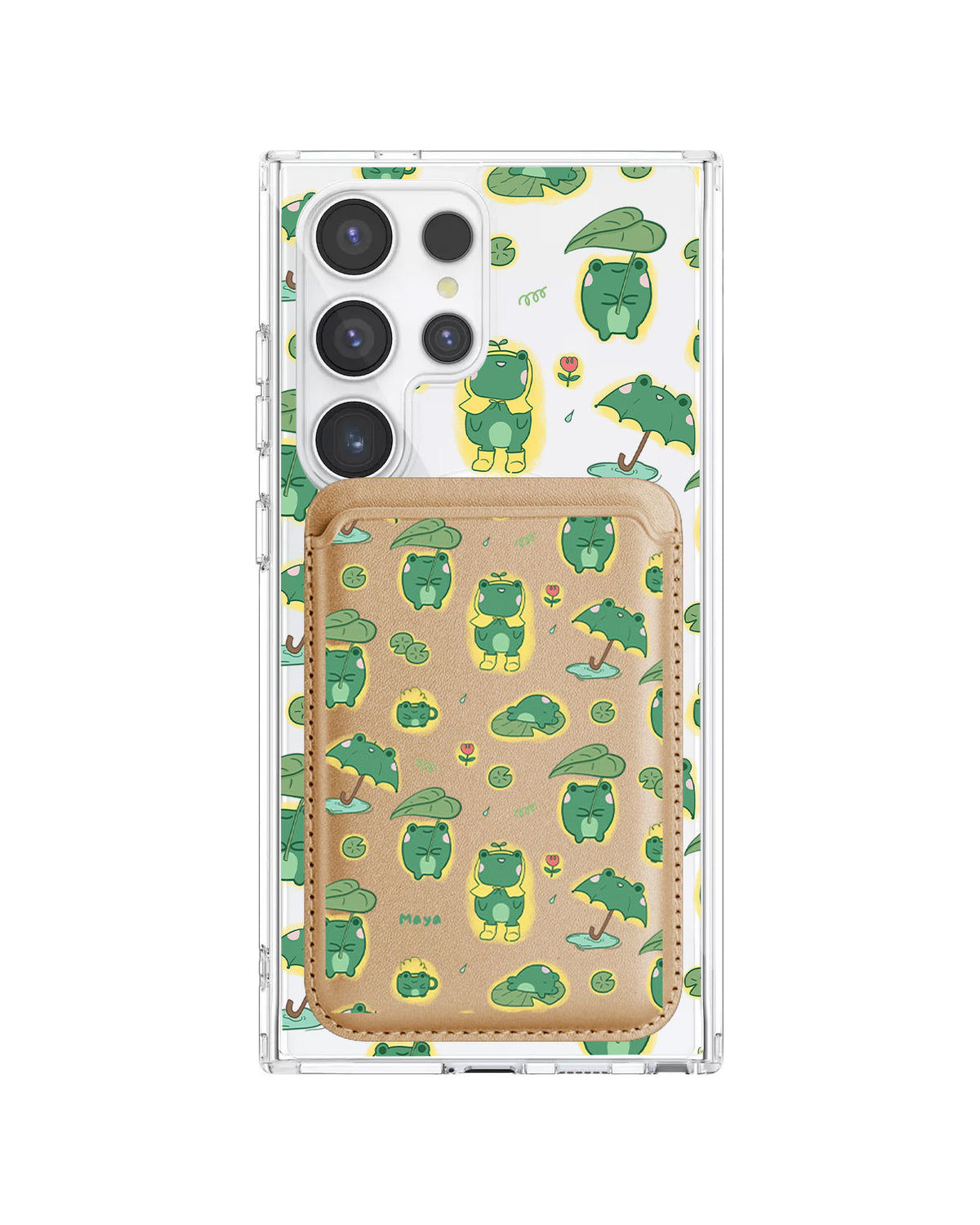 Android Magnetic Wallet Case - Happy Rain