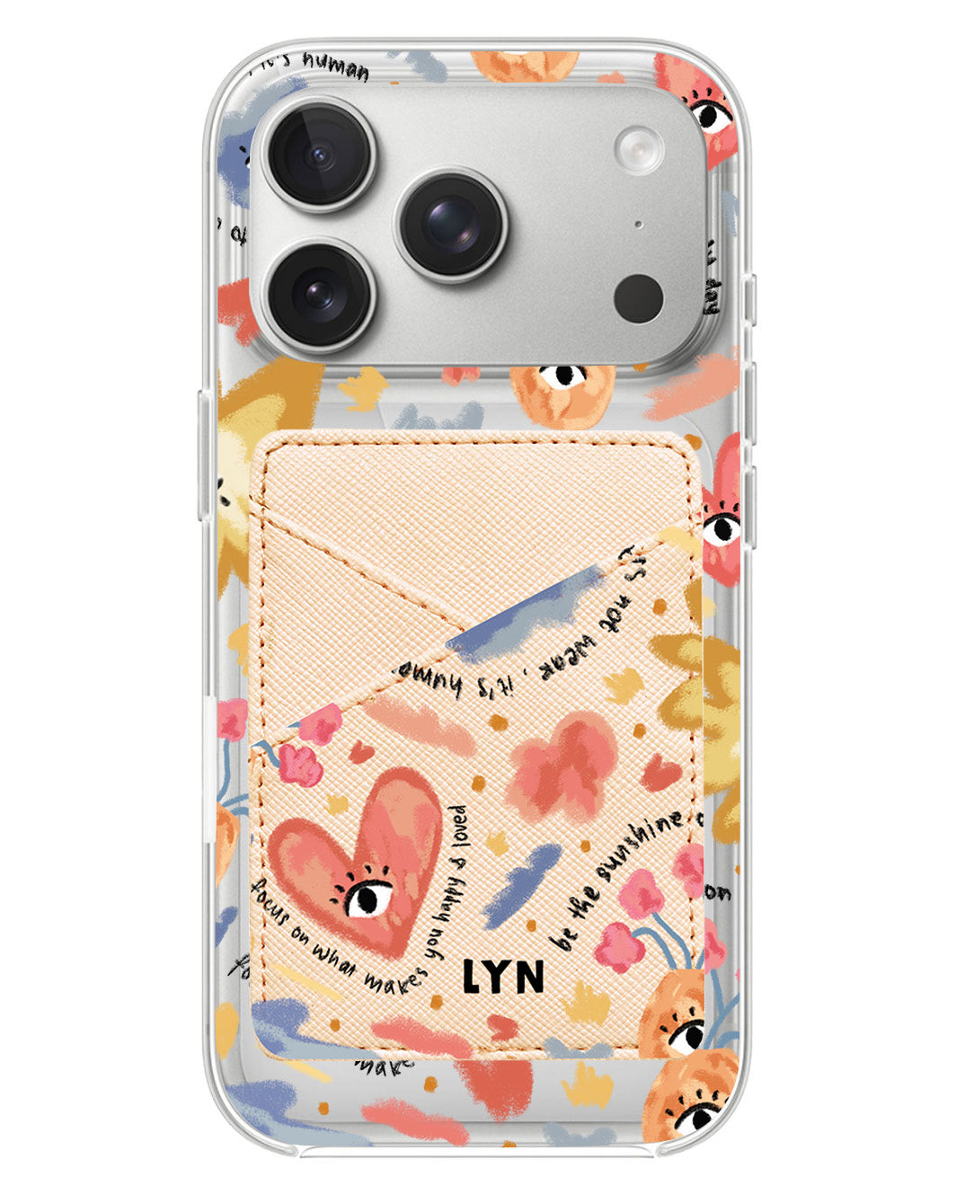 iPhone Phone Wallet Case - Abstract Lovers