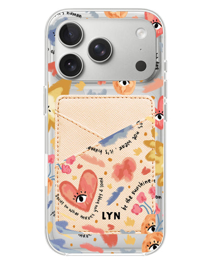 iPhone Phone Wallet Case - Abstract Lovers