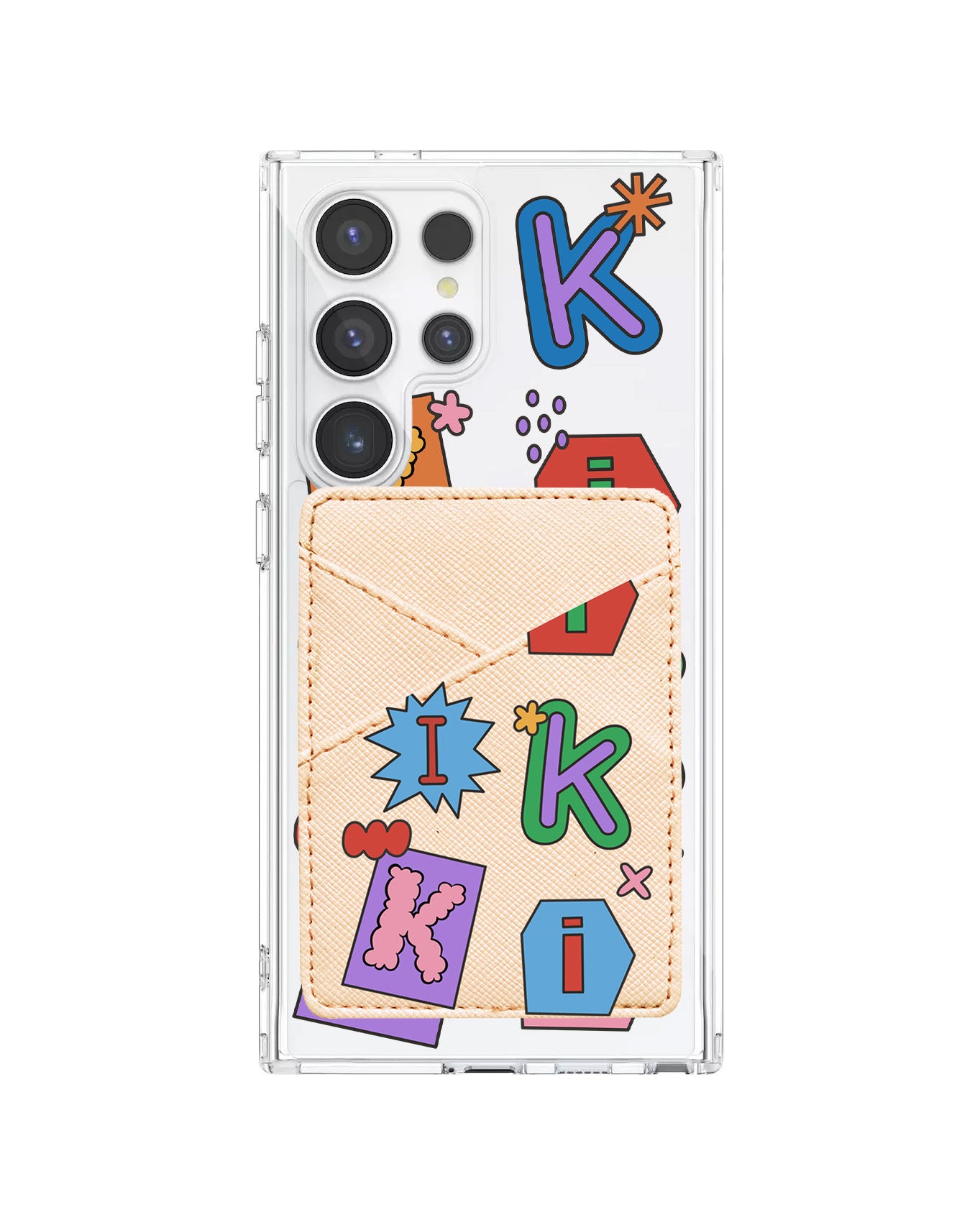 Android Phone Wallet Case - Adorable Monogram 1