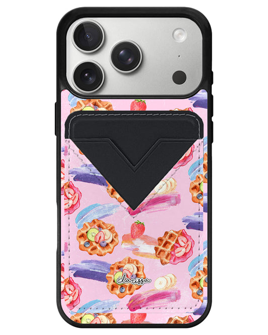 iPhone Avant Wallet Case - Waffles