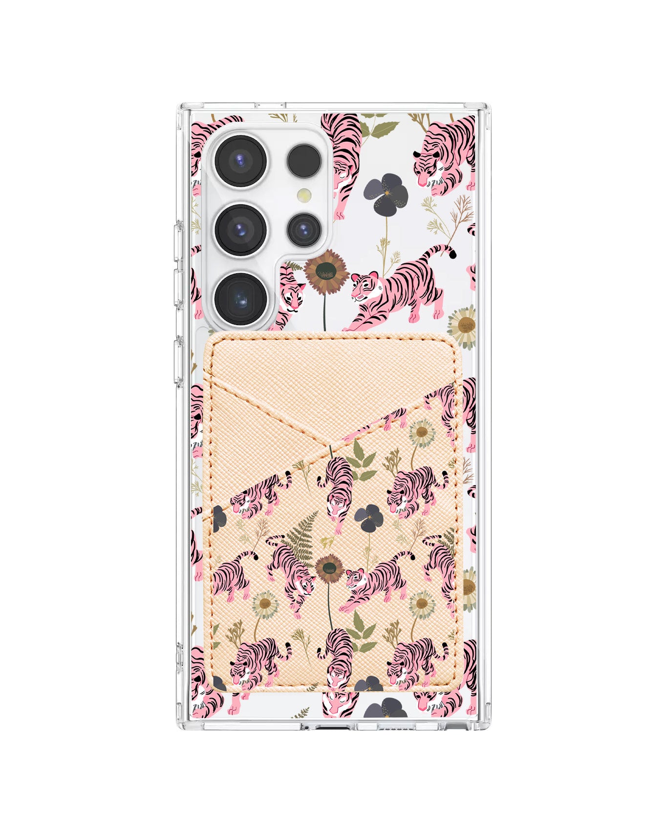 Android Phone Wallet Case - Tigre Rosa