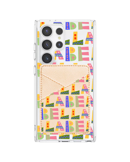 Android Phone Wallet Case - Playful Monogram 5.0