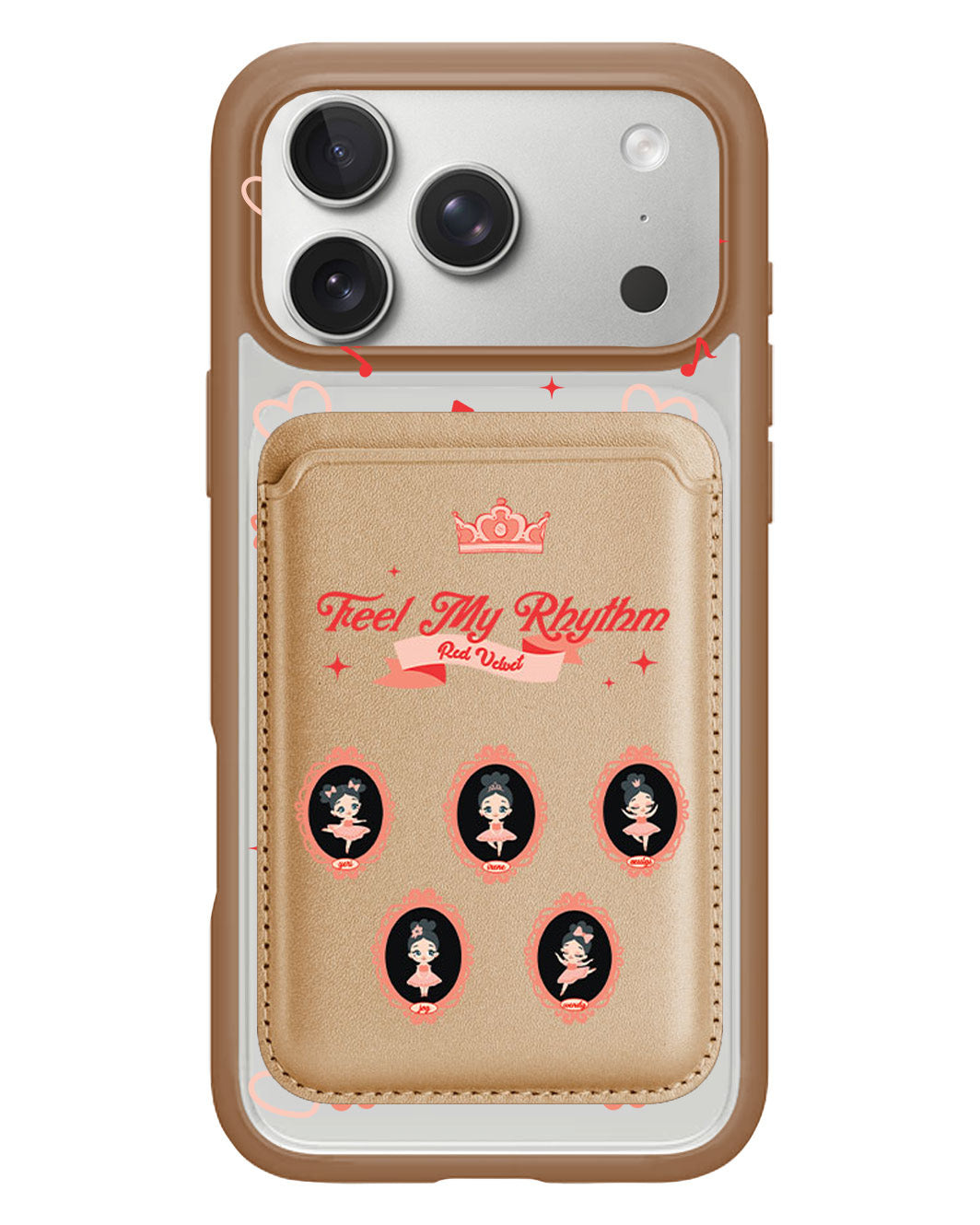 iPhone Magnetic Wallet Case - Red Velvet Feel My Rhythm
