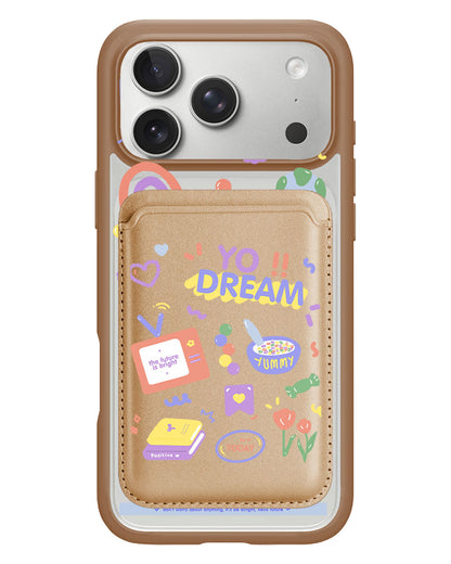 iPhone Magnetic Wallet Case - Hello Future