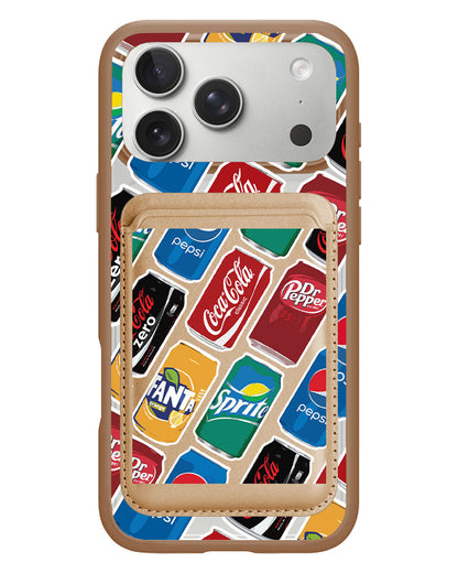 iPhone Magnetic Wallet Case - Soda pop