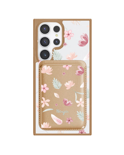 Android Magnetic Wallet Case - Wild Flower