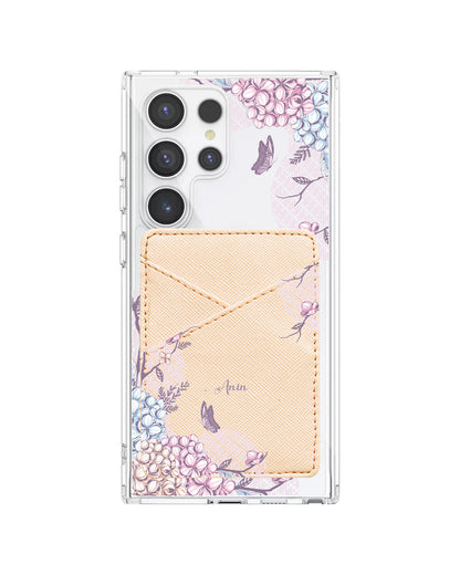 Android Phone Wallet Case - Batik Floral