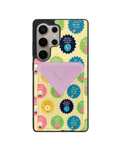 Android Avant Wallet Case - Self Reminder Stamps
