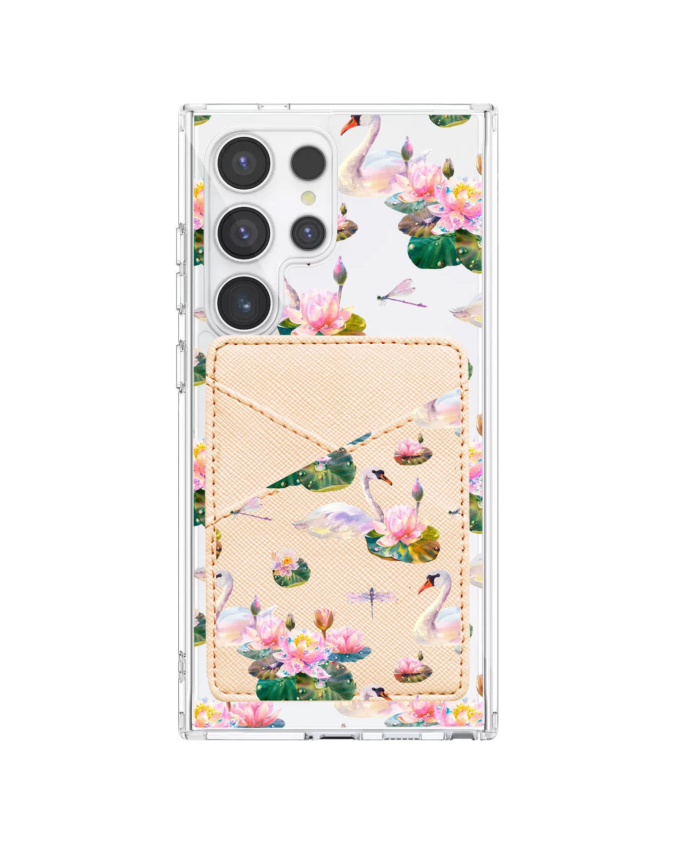 Android Phone Wallet Case - Swan