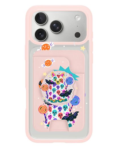 iPhone Magpop Wallet - Puppy Monster
