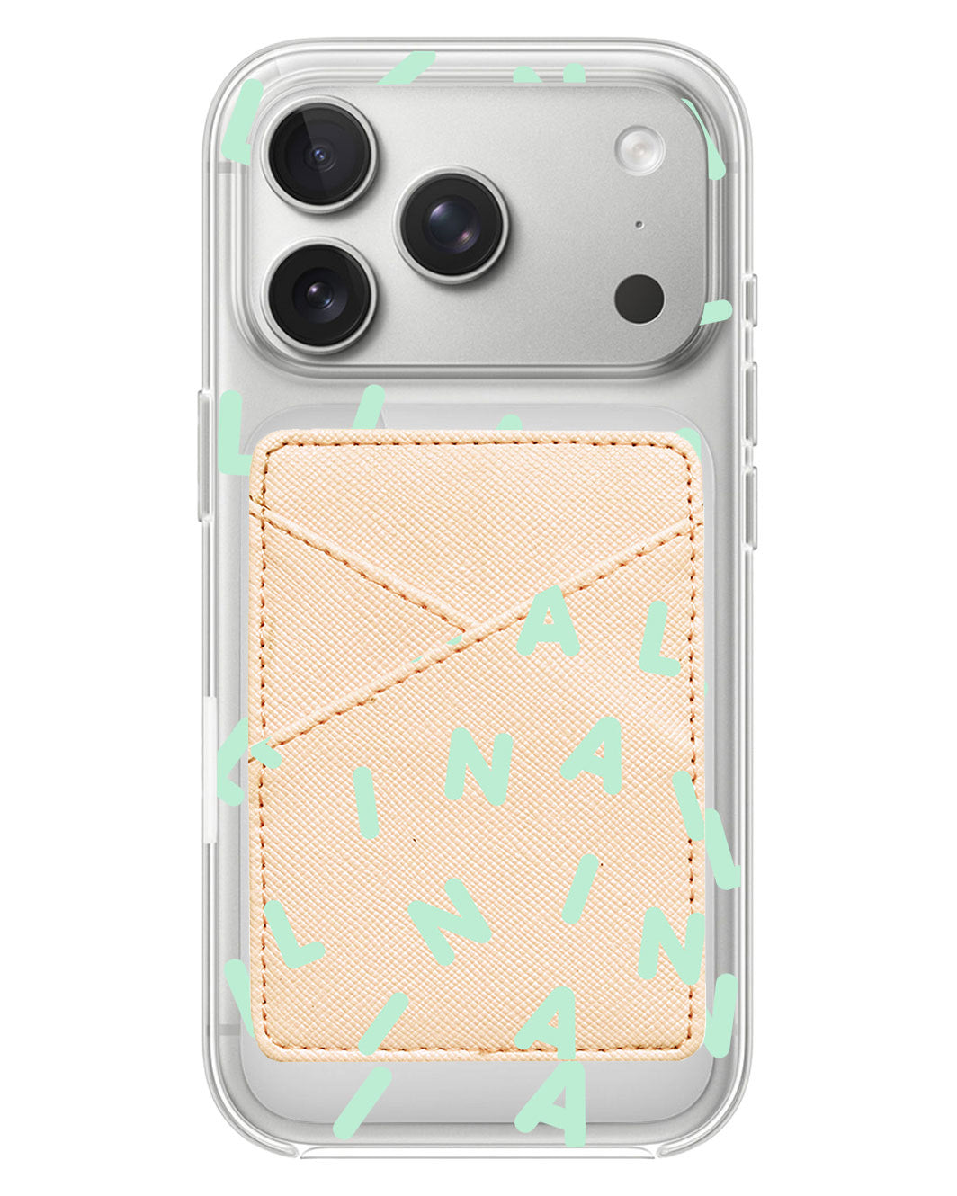 iPhone Phone Wallet Case - Monogram 2.0 Tosca