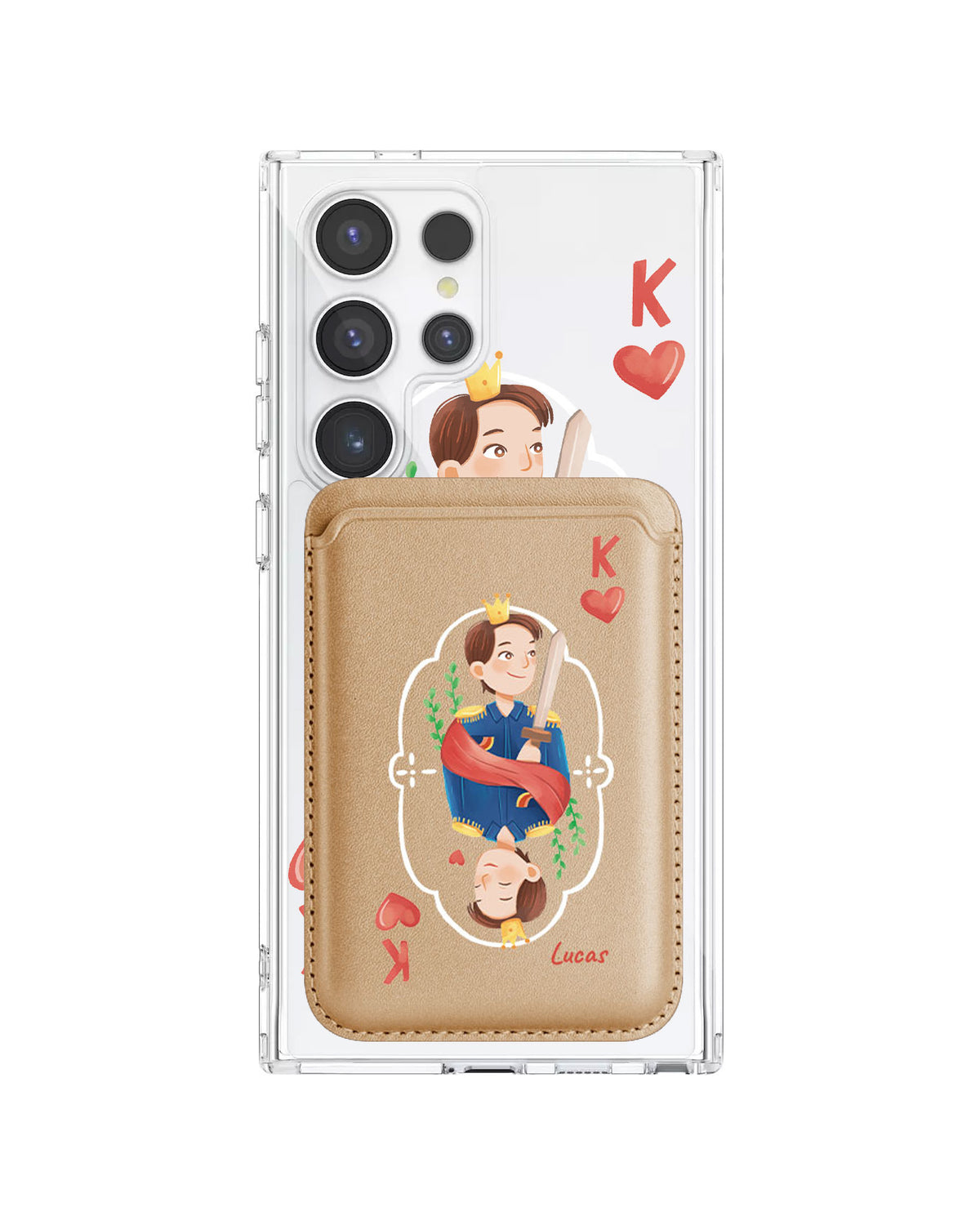 Android Magnetic Wallet Case - King