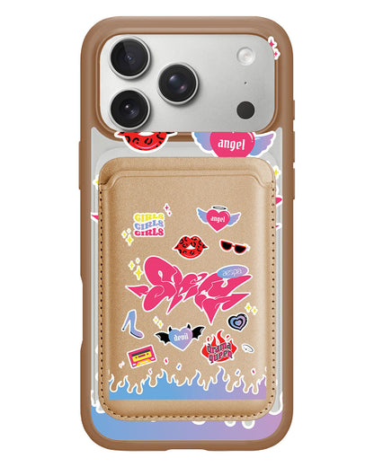 iPhone Magnetic Wallet Case - Aespa Spicy