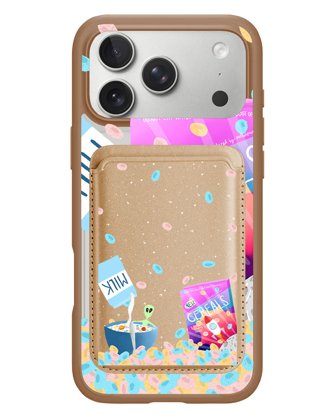 iPhone Magnetic Wallet Case - Cerealiens