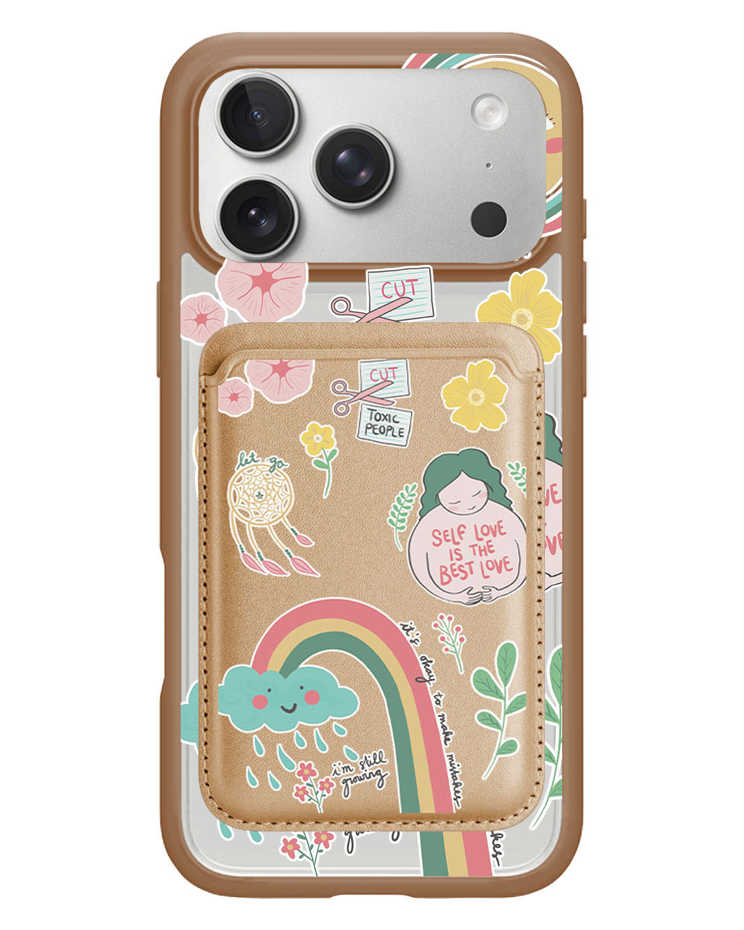iPhone Magnetic Wallet Case - Self Love