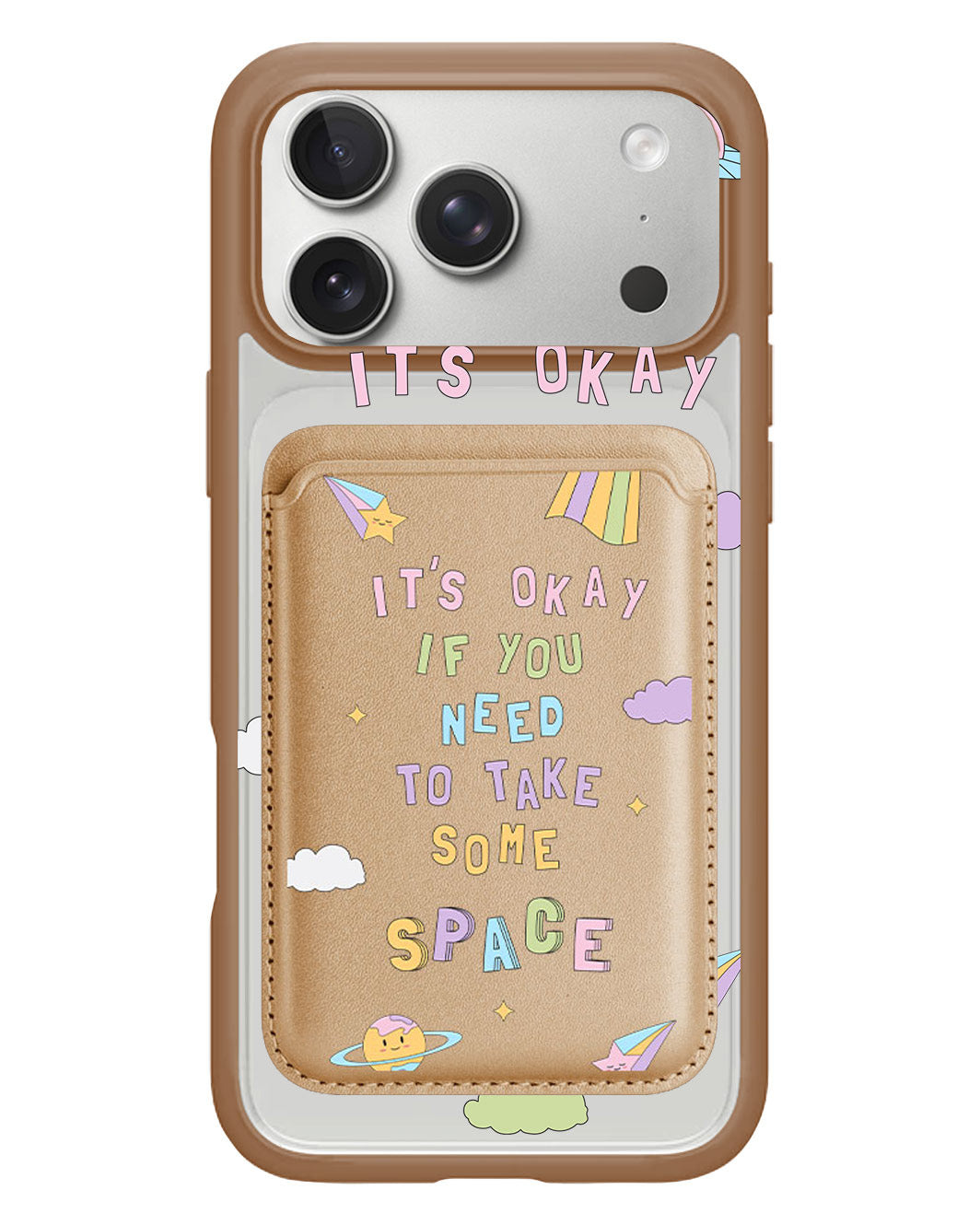 iPhone Magnetic Wallet Case - Space