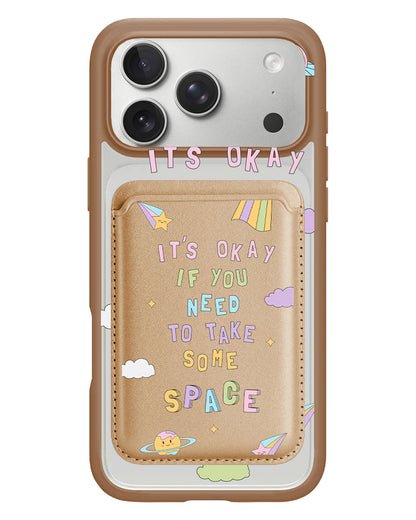 iPhone Magnetic Wallet Case - Space