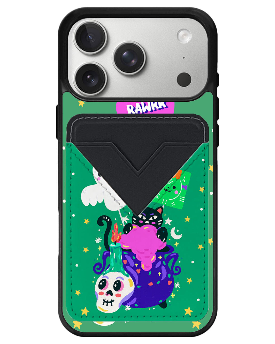 iPhone Avant Wallet Case - Cat Monster