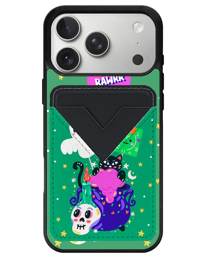 iPhone Avant Wallet Case - Cat Monster