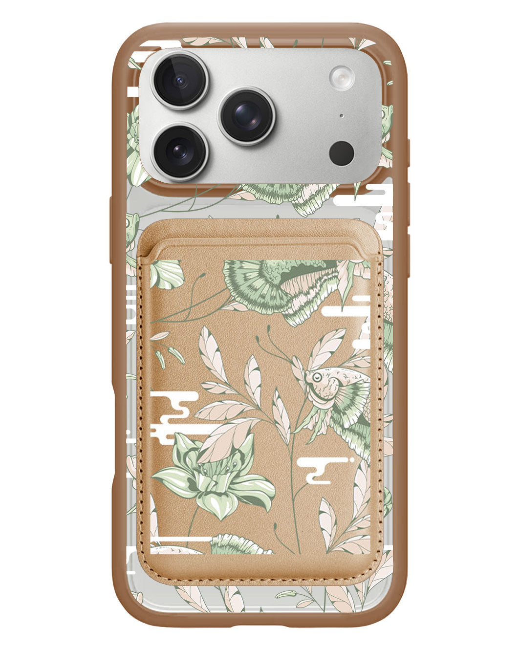 iPhone Magnetic Wallet Case - Fish & Floral 6.0