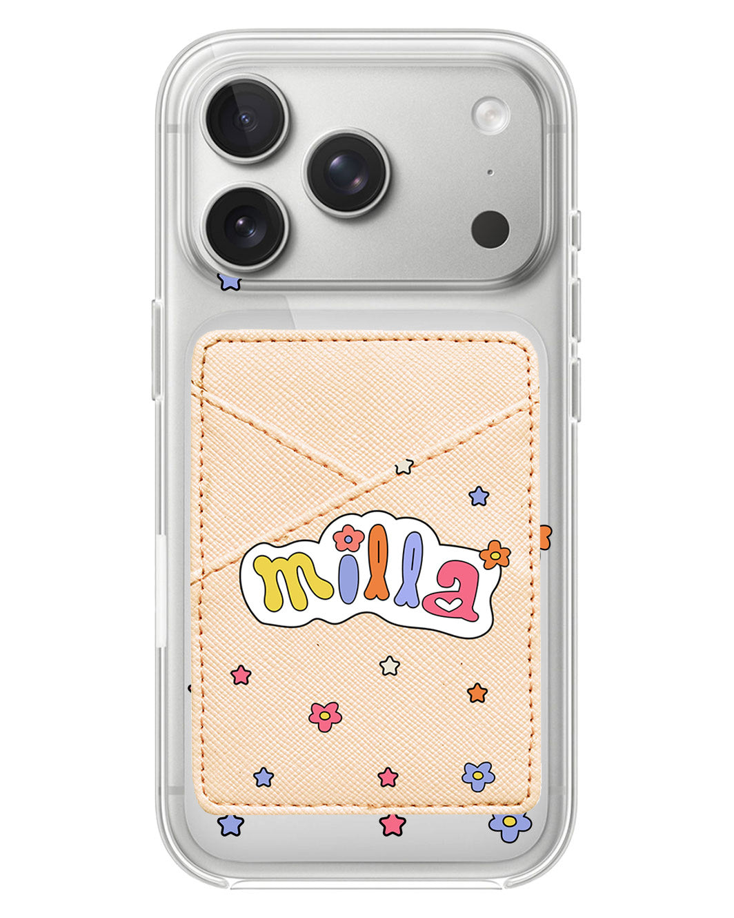 iPhone Phone Wallet Case - Adorable Monogram 5.0