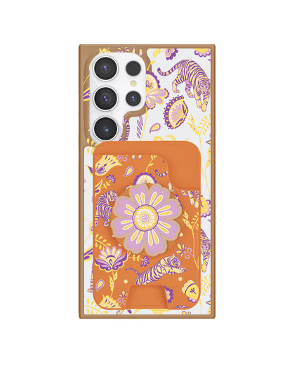 Android Magpop Wallet - Tiger & Floral 4.0