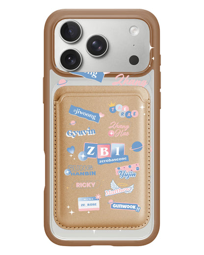 iPhone Magnetic Wallet Case - Zerobaseone Members