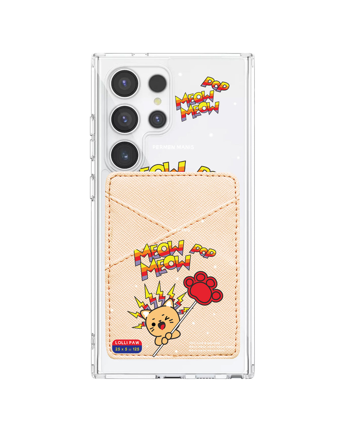Android Phone Wallet Case - Meow Pop 2.0