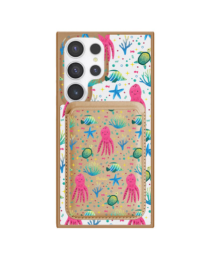 Android Magnetic Wallet Case - Underwater Dreams 2.0