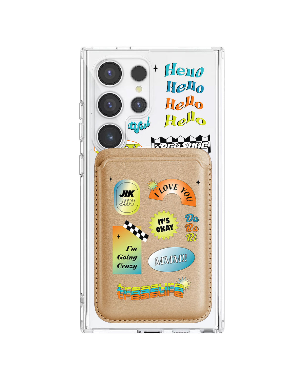 Android Magnetic Wallet Case - Hello Treasure