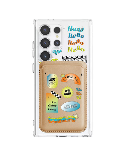 Android Magnetic Wallet Case - Hello Treasure