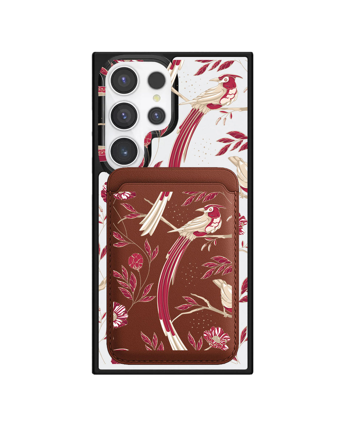 Android Magnetic Wallet Case - Lovebird 8.0