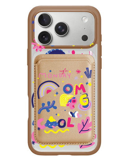 iPhone Magnetic Wallet Case - Monday, My Day