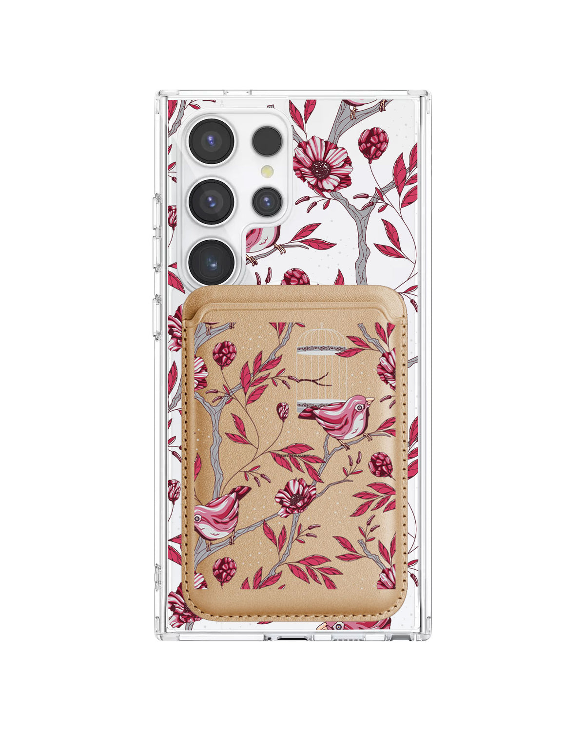 Android Magnetic Wallet Case - Lovebird 11.0