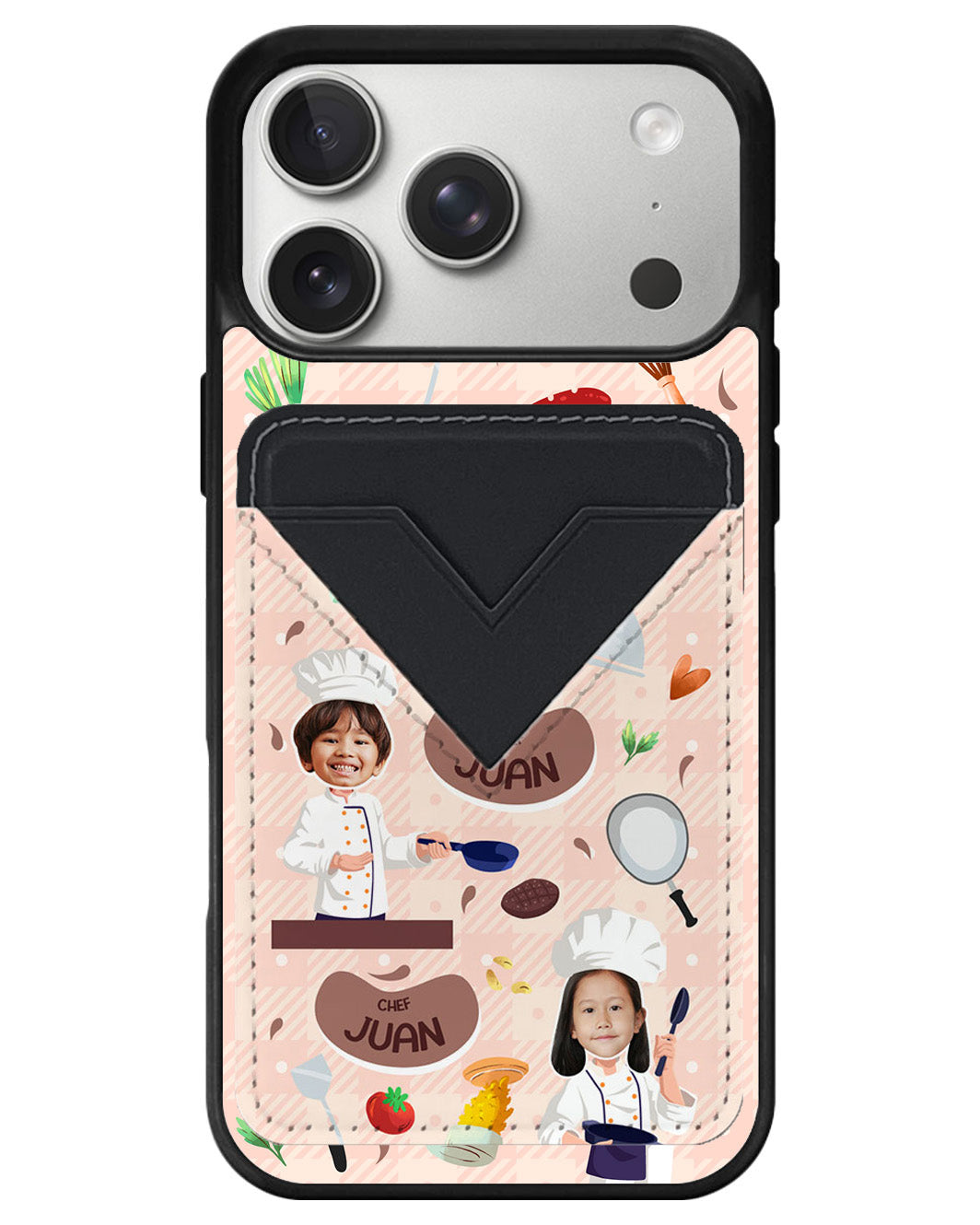iPhone Avant Wallet Case - Face Grid Dream Chef