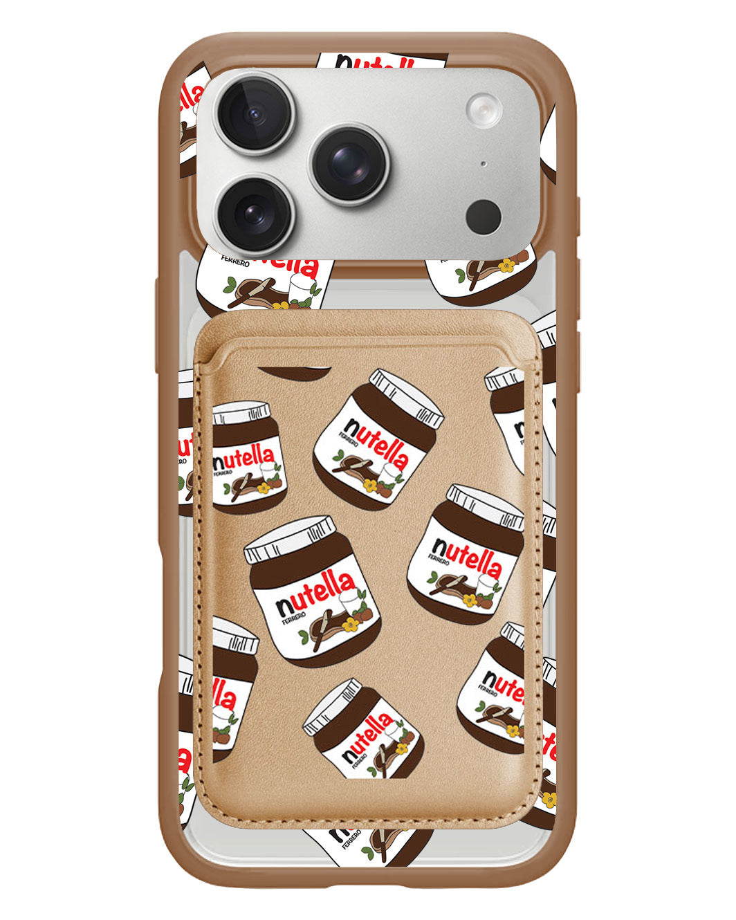 iPhone Magnetic Wallet Case - Nutella