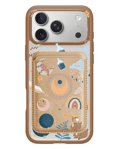 iPhone Magnetic Wallet Case - Boho