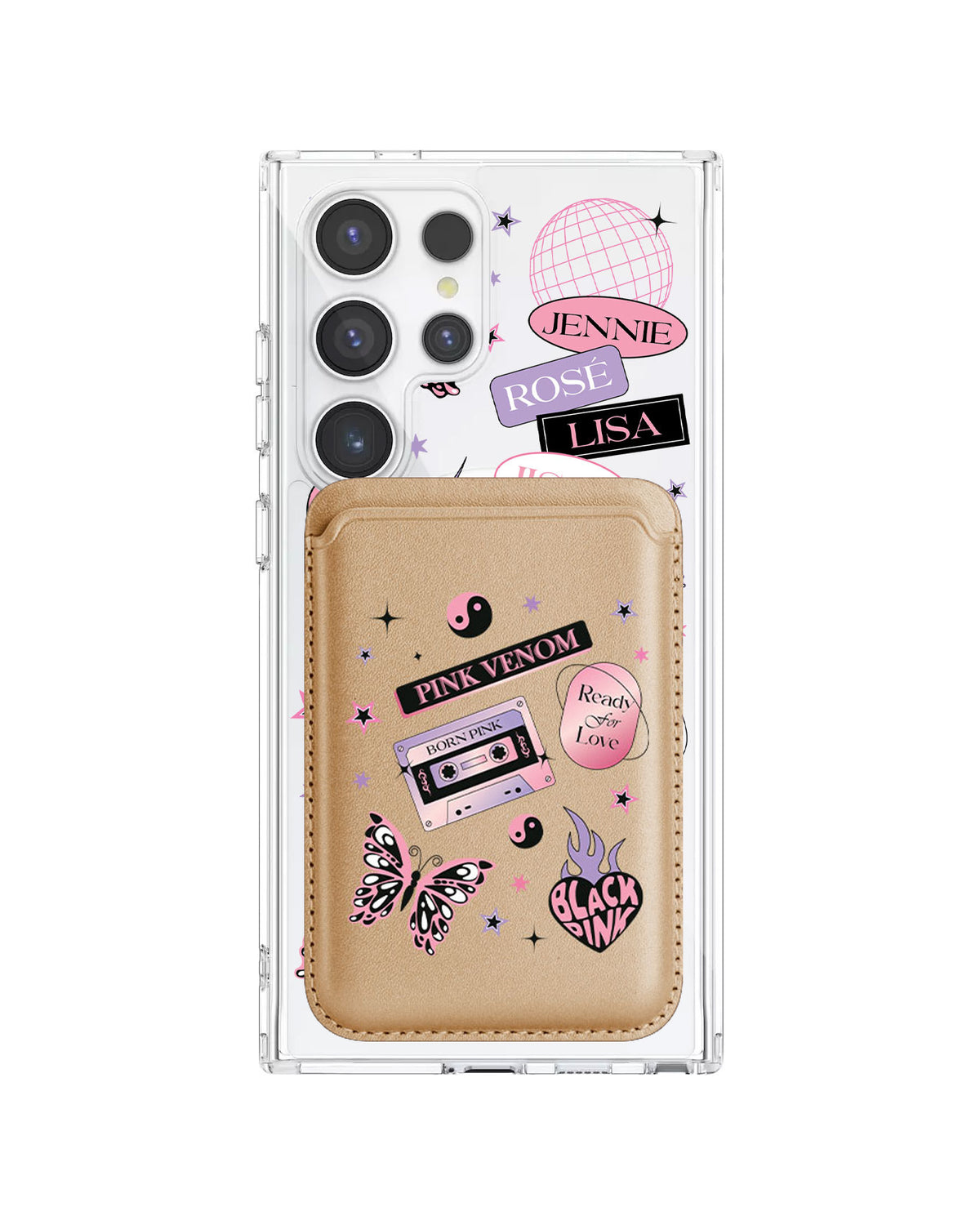 Android Magnetic Wallet Case - Born Pink