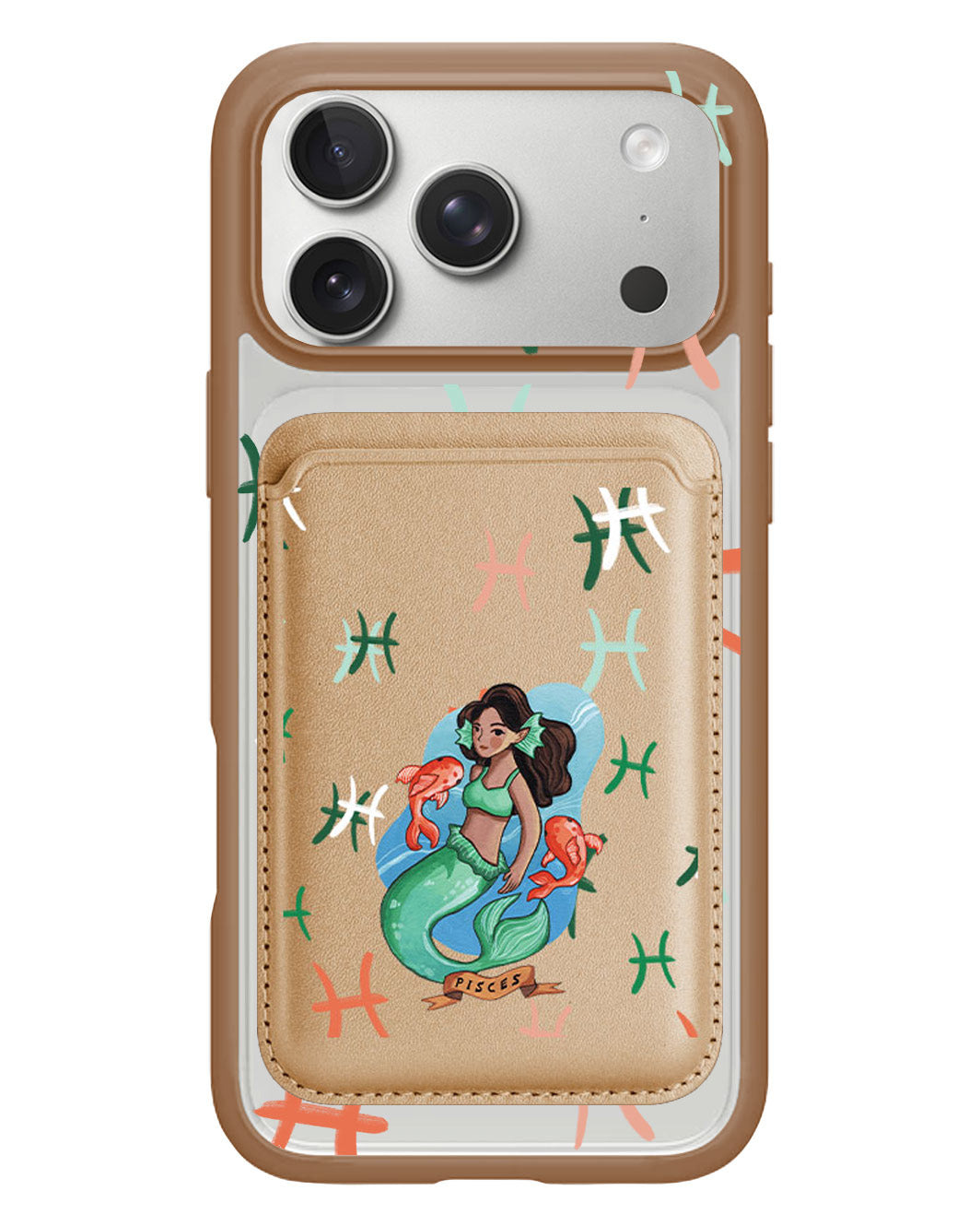 iPhone Magnetic Wallet Case - Pisces