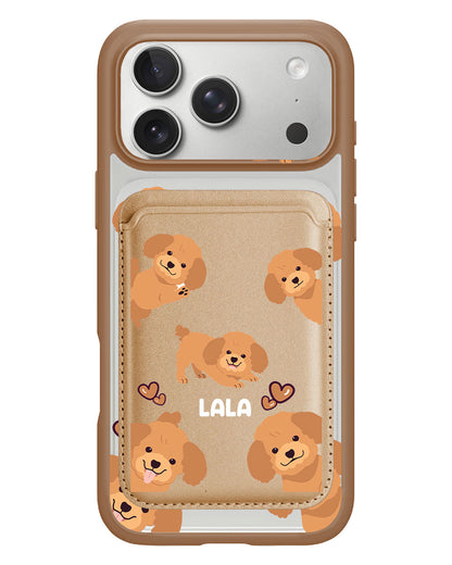 iPhone Magnetic Wallet Case - Poodle Squad