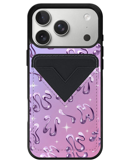 iPhone Avant Wallet Case - Chrome Monogram 4.0
