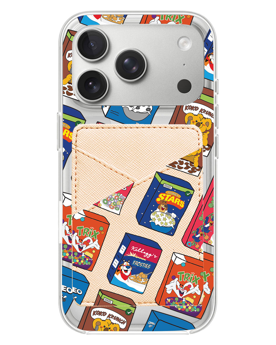 iPhone Phone Wallet Case - Cereal Boxes 2.0