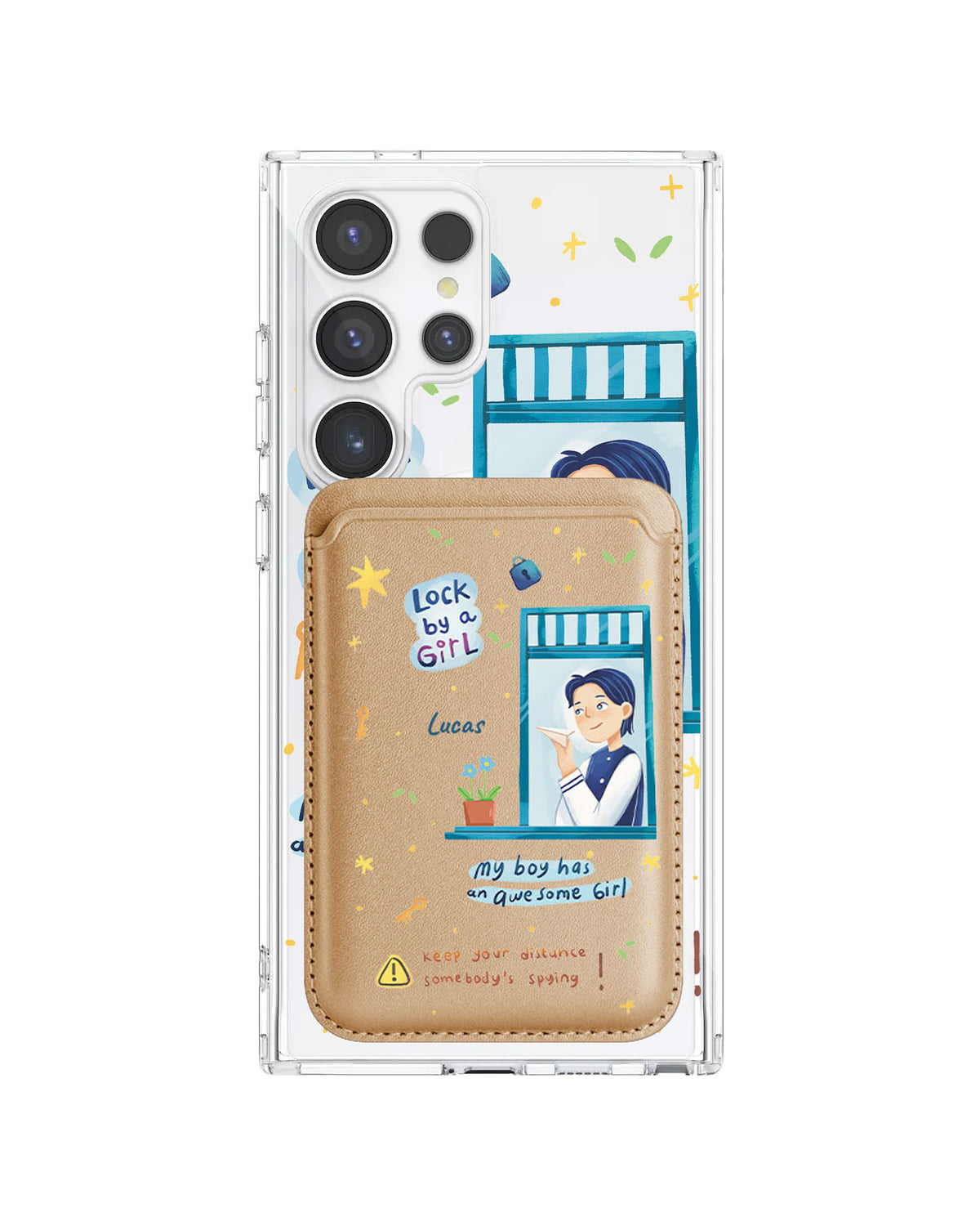 Android Magnetic Wallet Case - Crush Boy