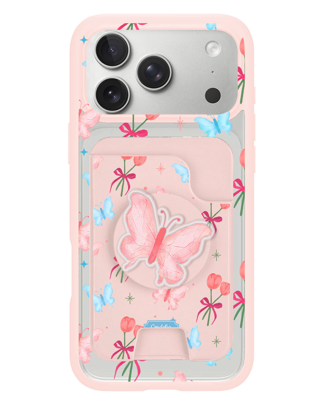iPhone Magpop Wallet - Coquette Butterfly
